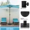 Pure Garden 32lbs Half Umbrella Base, Black 50-LG1356 - alternate 6